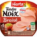 Herta Tendre Noix - Jambon braisé la barquette de 4 tranches - 140 g