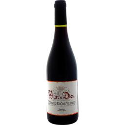 Plan De Dieu Côtes du Rhône Villages, vin rouge la bouteille de 75 cl