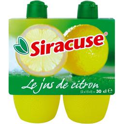 Jus de citron jaune, le pack de 2 bouteilles de 15 cl Jus de citron jaune, le pack de 2 bouteilles de 15 cl,SIRACUSE,le pack de 2 bouteilles de 15 cl