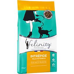 Felinity Croquettes pour chat volaille Intrépide mâle extérie... le sac de 1,5 kg