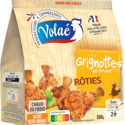 P'tites ailes de poulet rôties nature, le sachet de 500 g P'tites ailes de poulet rôties nature, le sachet de 500 g,VOLAE,le sachet de 500 g