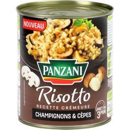 Plat cuisiné risotto champignons cèpes Panzani