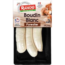Monique Ranou Boudin blanc cèpes les 3 boudins de 90 g