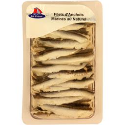 Est-Friture Filets d'anchois marinés au naturel la barquette de 88 g net égoutté