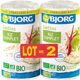 Bjorg Galettes riz complet BIO le paquets de 130 g