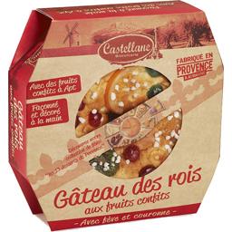 Biscuiterie Castellane Gâteau des rois aux fruits confits la boite de 530 g