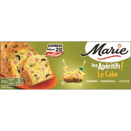 Les Apéritifs - Le Cake jambon, emmental, olives Les Apéritifs - Le Cake jambon, emmental, olives,MARIE,le cake, 245 g