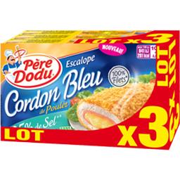 Père Dodu Cordon Bleu de poulet la boite de 3 - 600 g