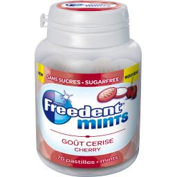 Freedent Mints - Pastilles sans sucres goût cerise la boite de 70 pastilles - 77 g