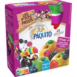 Compote aux 5 fruits, pocket Compote aux 5 fruits, pocket,SOLAYA,les 4 gourdes de 90g