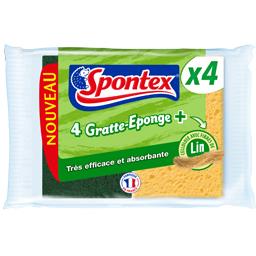 Spontex Gratte Eponge + fibres de lin le 