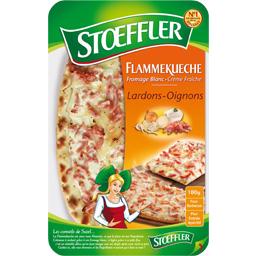 Les Flammkueche, l'authentique, véritable tarte flambée au fromage blanc, fins lardons fumés et crème fraîche Les Flammkueche, l'authentique, véritable tarte flambée au fromage blanc, fins lardons fumés et crème fraîche,STOEFFLER,180g