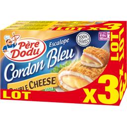Père Dodu Cordon bleu Double Cheese les 3 boites de 200 g