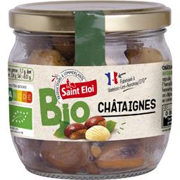 Bio Saint Eloi Châtaignes pelées au feu BIO le bocal de 210 g