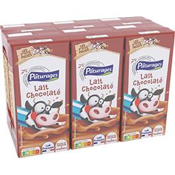 Lait cacao Lait cacao,PATURAGES,les 6 briques de 20 cl