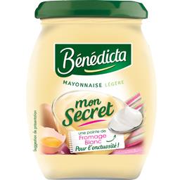 Bénédicta Mayonnaise légère Mon Secret pointe de fromage blanc le pot de 410 g