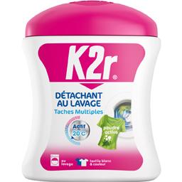 Poudre détachante au lavage taches multiples, la boite de 500 g Poudre détachante au lavage taches multiples, la boite de 500 g,K2R,la boite de 500 g