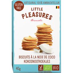 Little Pleasures Biscuits à la noix de coco BIO la boite de 40 g