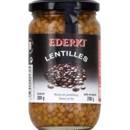 Lentilles Lentilles,EDERKI,le bocal de 300g
