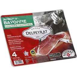Jambon de Bayonne Jambon de Bayonne,DELPEYRAT TRAITEUR,le paquet de 4 tranches - 100 g