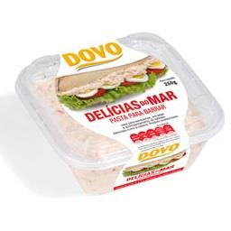 Pasta de delícias do mar