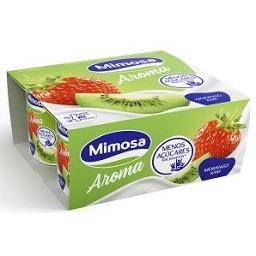 Iogurte sólido aroma sabor a morango kiwi