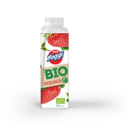 Iogurte líquido yoggi bio morango