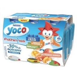 Iogurte líquido yoco pêssego e manga -30% de açúcare...