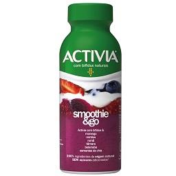 Activia Smoothie Morango/Mirtilos/Romã/Tâmara/Beterr...