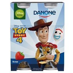 Iogurte líquido morango toy story