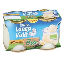 Iogurte copo de vidro bio baunilha